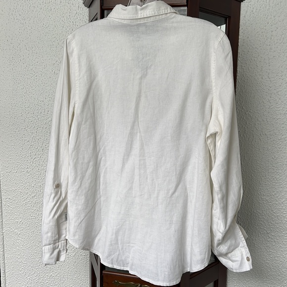 Women's Orvis Line Blend Button Down Shirt in EUC - Picture 7 of 9